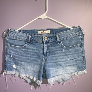 Hollister light denim shorts